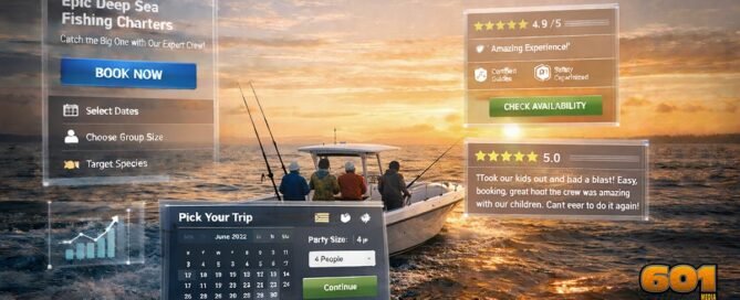How-to-use-AI-to-design-Landing-Pages-for-Charter-Bookings-illustrated